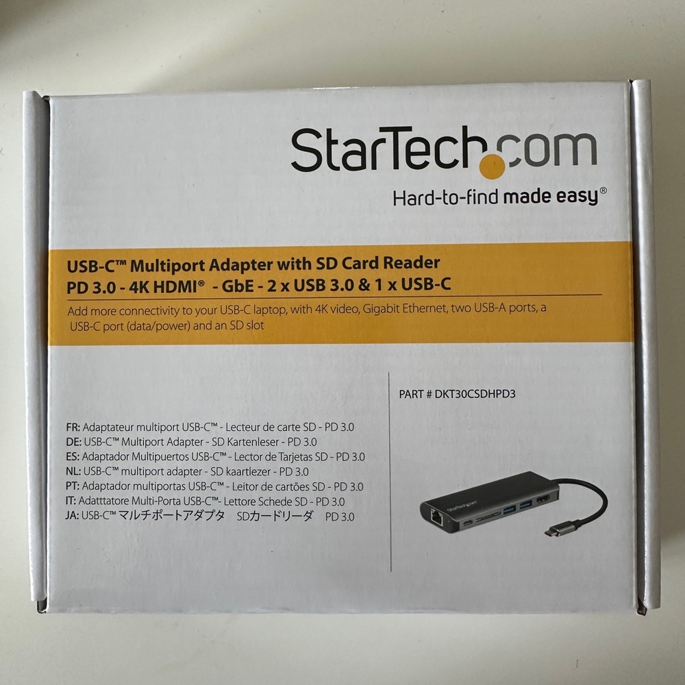 StarTech.com USB C Multiport Adapter - USB-C Travel Dock to 4K HDMI